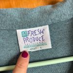 Fresh Produce  Sportswear Shirt Dress Blue Button Down Maxi Collared Pockets S Photo 2