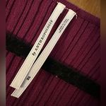 Anthropologie Puff Sleeve Shimmer Sweater Plum size xs Photo 2