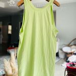 Free People movement neon green hot shot tunic nwot large Photo 0