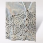 Ava Rose Boho Crochet Crop‎ Top Blouse Size L Boho Hippie Festival Cottagecore White Size L Photo 7