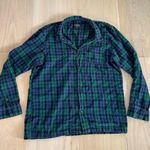 Pendleton  Green & Blue Pajama Top Long Sleeve Shirt Size Large Photo 0