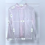Victoria's Secret  Women’s Casual Classic Pink Striped Button Down Pajama Shirt Photo 8