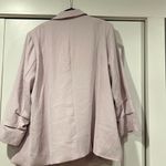 Skies Are Blue Skies are‎ blue curvy women’s lilac purple blazer with rouched sleeves 2x Photo 3