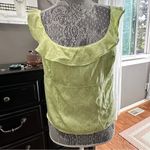 Free People  Citrine Combo Ruffle Flutter Sleeve Top Size L - NWT Photo 1