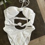 Wild Fable Women's Removable Rosette Extra High Leg Extra Cheeky One Piece Swimsuit - ™ Photo 6