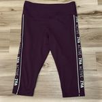 Zyia  Active Plum Logo Stripe Light N Tight Leggings Women’s 14-16 Photo 1