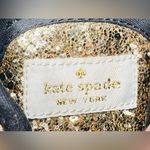 Kate Spade  Keds Women's Gold Glitter Satin Lace Up Sneakers Tennis Shoes Photo 5