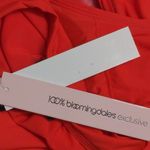 AQUA One Shoulder Cut Out One Piece Swimsuit Red Large L Photo 7