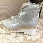 DV by Dolce Vit Dolce Vita Hinto Ankle Boots in Silver Metallic Calf Hair Photo 4