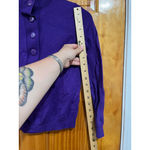 Sézane Womens Sezane 100% Merino Wool Purple Henley Jumper Size XXS SHRUNK Photo 7