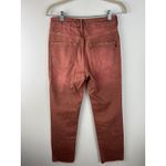 Pilcro Anthropologie The Vintage Straight Distressed Jeans in Pink 27 Photo 3