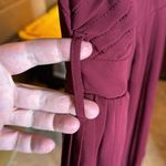 mark. Maroon Dress Sheer Flowy Lined Tie Business Wedding Women Size XXL Purple Photo 7