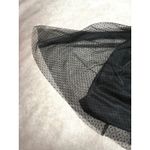 LC Lauren Conrad Lauren Conrad Black Dotted Tulle Overlay Dress Size 14 Dark Romantic Event Glam Photo 12