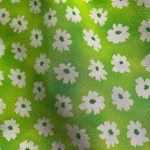 New York & Company Vintage Dress 6 90s Y2K Daisy Floral Sheath Lime Green Mod Photo 2