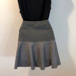 Hinge  Leather Panel Peplum SKIRT GREY SIZE XS $198 VERY CHIC NORDSTROM Photo 8