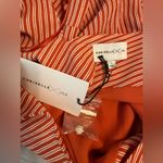 Chriselle X J.O.A Patina Stripe‎ Wrap Top S Orange Photo 8