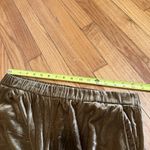 Faherty  Stretch Silk Velvet Genevieve Pant in Breen Golden Green Size XL Photo 6