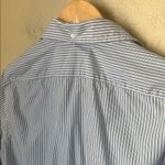 Veronica Beard  blue and white striped collared button down bodysuit Photo 8