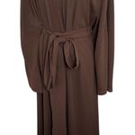 Veiled Nevene Abaya in Espresso Brown Size XXL Photo 0