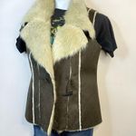 Inc International Concepts Faux Suede Fur Vest Penny Lane Festival brown women S Photo 12