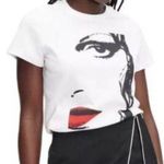 Diane Von Furstenberg  Collaboration w/ Target Red Lip Graphic T-Shirt Sz XS NWT Photo 0