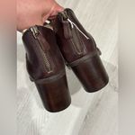 Johnston & Murphy  Women's Brown Leather Zipper Ankle Booties Boots Size 10 Photo 6