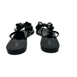 Melissa ‎ Harmonic Bow Flip Flop Thong Sandals Black Size US 9 Photo 6
