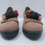 Engye Italia Blush Pink Suede Loafer With Pom Poms 10 Photo 2