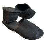 Eileen Fisher Dana Mule Black Platform Slip on Shoes, Sz 10, Photo 0