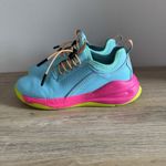 Clove Supernova Nursing Shoes Turquoise Blue Pink Slip On Sneaker Drawstring 6.5 Photo 1