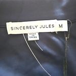 Sincerely Jules NWT  Women’s Black V-Neck Golf Tennis Polo Shirt Size Medium Photo 6