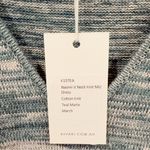 Kivari Naomi V Neck Knit Midi Dress in Teal Marble US6 NWT Blue Size 6 Photo 5