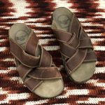 Dr. Martens Doc  Vintage Rare Y2k Chunky Leather Platform Lug Fisherman Sandals Slip On Criss Cross Men 8 Women 10 Photo 0