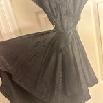 Fendi LOGO FF WRAP LOOK BELTED DRESS BLACK SIZE M or L. HIGH LOW NEVER WORN Photo 13