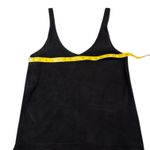 Collina Strada Rare Minimal Y2K Black Suede Mini Dress Size XS/S Black Photo 2