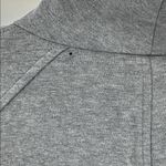 Vince Heather Gray moto cropped jacket M cotton knit scuba contemporary neutral Photo 3