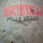 Jansport Gray, Red, and Black Hortonville  Quarter Zip Up. Has a Pocket. Photo 3