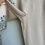 Farm Rio  Cream Satin Handkerchief Bohemian High Waist Wide Leg Pants Size XS Photo 4