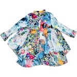 Feratelli Sz L Dramatic Lagenlook ALine Lightweight Funky Art Photo 4