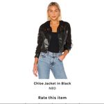 NBD Revolve  Chloe Lace Faux Leather Jacket Photo 2