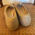 FSNY French Sole quilted leather patent toe ballet flats tan 6 Photo 5