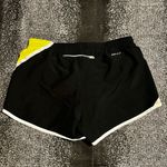 Nike Womens small Dri Fit Running Shorts 3"-black/yellow/white Photo 2