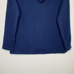 L.L.Bean Women’s Outdoors Blue Pullover Hooded Sweatshirt Photo 7