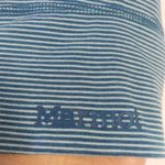 Marmot Blue Stripe Active Short Sleeve Top Size L Photo 3