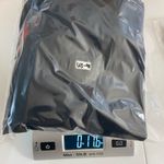 DKNY EUC women’s black silver marble cold shoulder thick crewneck shirt top L Photo 5