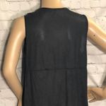 Vintage Black Nightgown Lace Collar & Hem Size undefined Photo 6