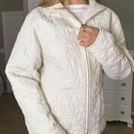 Nina White quilted zip-up puffer lightweight Photo 6