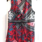 Laundry by Shelli Segal Shelli Segal Tie Front Sarong Ruffle Tank Top Tee Photo 0