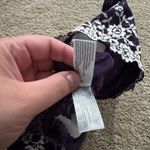 Wacoal Unlined Embrace Lace Underwire Bra Deep Purple Women's Size 32DDD Photo 6