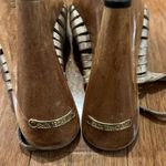 Michael Kors Michael  Wooden Heel Sandals Retro Gold Size 5.5 Photo 3